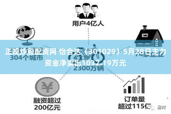 正规炒股配资网 怡合达（301029）5月28日主力资金净卖出1032.19万元