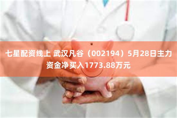七星配资线上 武汉凡谷（002194）5月28日主力资金净买入1773.88万元