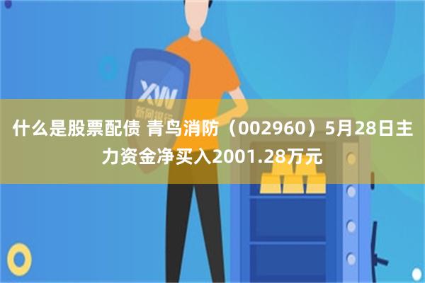 什么是股票配债 青鸟消防（002960）5月28日主力资金净买入2001.28万元