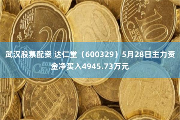 武汉股票配资 达仁堂（600329）5月28日主力资金净买入4945.73万元