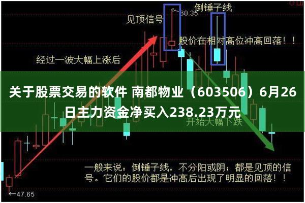 关于股票交易的软件 南都物业（603506）6月26日主力资金净买入238.23万元
