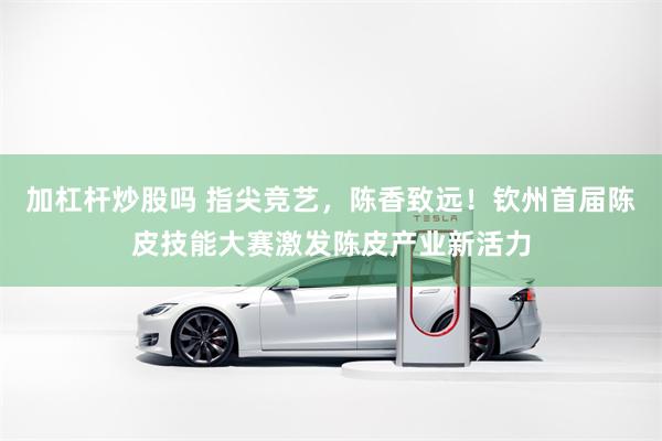 加杠杆炒股吗 指尖竞艺，陈香致远！钦州首届陈皮技能大赛激发陈皮产业新活力