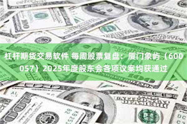 杠杆期货交易软件 每周股票复盘：厦门象屿（600057）2025年度股东会各项议案均获通过