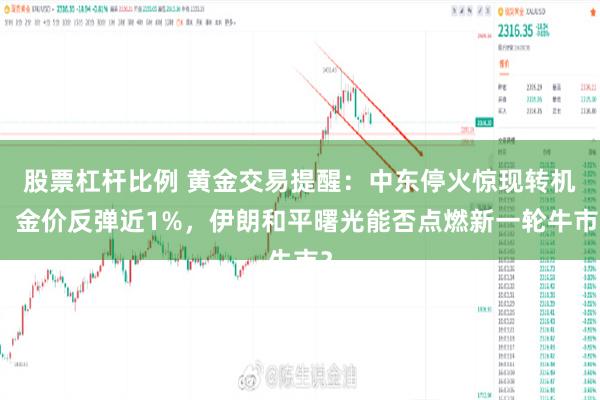 股票杠杆比例 黄金交易提醒：中东停火惊现转机！金价反弹近1%，伊朗和平曙光能否点燃新一轮牛市？