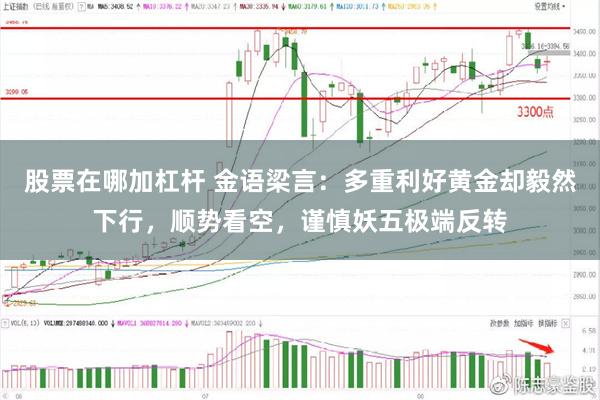 股票在哪加杠杆 金语梁言：多重利好黄金却毅然下行，顺势看空，谨慎妖五极端反转
