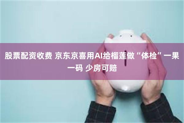 股票配资收费 京东京喜用AI给榴莲做“体检”一果一码 少房可赔