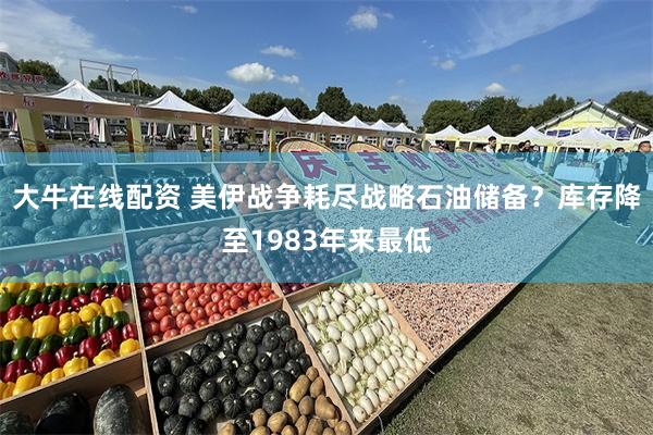 大牛在线配资 美伊战争耗尽战略石油储备?库存降至1983年来最低