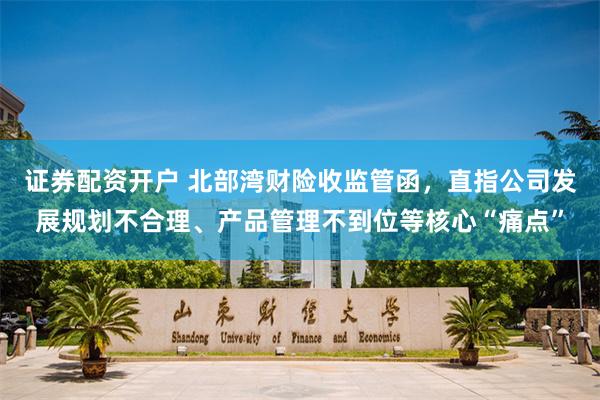 证券配资开户 北部湾财险收监管函，直指公司发展规划不合理、产品管理不到位等核心“痛点”