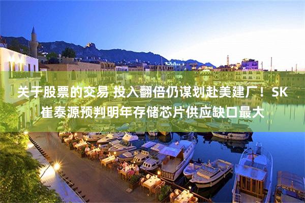关于股票的交易 投入翻倍仍谋划赴美建厂！SK崔泰源预判明年存储芯片供应缺口最大