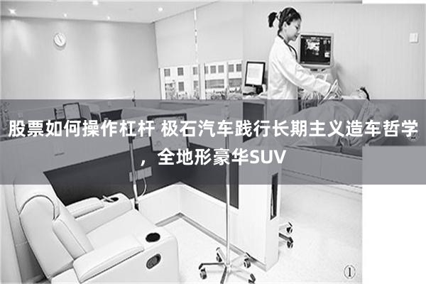 股票如何操作杠杆 极石汽车践行长期主义造车哲学，全地形豪华SUV